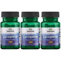 Swanson Lycopene 20 Milligrams 60 Sgels 3 Pack