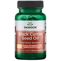 Swanson Black Cumin Seed Oil 500 Milligrams 60 Liq Vegcap