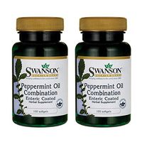 Swanson Peppermint Oil Combination 100 Sgels (2 Pack)
