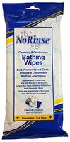 No Rinse Cleansing & Deodorizing Bathing Wipes - 8 Count (3 Pack)