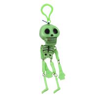  AIUSD Clearance , Halloween Decorations Children's Toys Will Move The night Light Small Skeleton Shelf Key Chain Pull Pull Ghost Promotions