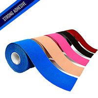 ONGSQ Sport Kinesiology Tape Uncut 2" x 16.4' - Therapeutic Muscle Relief - Waterproof & Elastic (Black)
