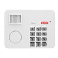 Serounder Wireless Home Security Alarm, PIR Infrared Motion Sensor Password Keypad Remote Detectors