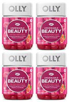 Olly RWMCNRQF Undeniable Beauty Gummy Supplement with BIOTIN & Keratin, Grapefruit Glam, 60 Gummies (30 Day Supply) (Packaging May Vary 4 Pack of 60 Count