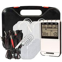 Twin Stim Plus TENS Unit and EMS Muscle Stimulator - 4-Channel OTC TENS Machine for Back Pain Relief, Lower Back Pain Relief, Neck Pain, Includes Case