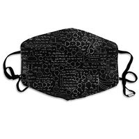 Women & Men Earloop Half Face Mouth Ma.SKS Mouth Ma.sk Anti-Dust Mouth-Muffle - Comfort Windproof Outdoor Mouth Ma.sk for Kids Youth Boys Girls (Chemistry Formula)