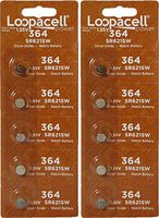 LOOPACELL 364 SR621SW Silver Oxide 10 Batteries