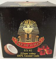 Pharaoh's Coconut Charcoal - Premium Quality Briquettes Made of 100% Coconut Shell (0.5kg)