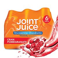 Joint Juice 1500mg Glucosamine and 200mg Chondroitin, Cranberry Pomegranate, 8 fl oz bottle, 6 count