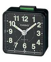 CASIO TQ140 Travel Alarm Clock - Black (Discontinued by Manufacturer)