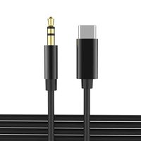 Type C to 3.5mm Audio Aux Cable Jevtech USB C to 3.5mm Male Headphone Audio Car Aux Cable Output 32 Bit/384 KHz Compatible with Google Pixel 3/3 XL/2/ 2XL,Razer Phone/Black
