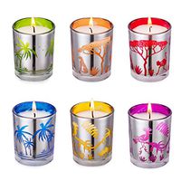 KitchenGynti Scented Candles - Lavender, Peppermint, Lemongrass, Tea Tree, Eucalyptus and Orange, Candles Soy Wax for Stress Relief and Aromatherapy, Set Gift of 6