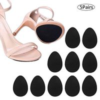 5 Pairs High Heels Shoe Sole Grips Rubber Anti-Slip Shoe Pad Self-Adhesive Sole Protector Pads Non-Slip Noise Reduction