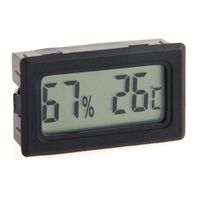 MSNDD High Accuracy LCD Digital Thermometer Hygrometer Electronic Temperature Humidity Meter Clock Weather Station Indoor