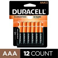 Duracell - CopperTop AAA Alkaline Batteries - long lasting, all-purpose Triple A battery for household and business - 12 Count