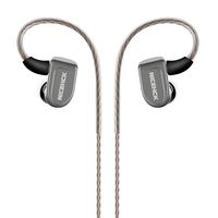 NICEHCK N3 2DD+Piezoelectric Ceramics Driver Hybrid 3 Units In Ear Earphone MMCX Detachable HIFI Earphone Metal Shell Dual Dynamic Driver With Sliver Plated Cable 3.5mm Plug High-end Hig (3.5mm, Gray)