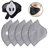 Ss-Lqlhy Disposable Breath Protection Pad,5Pcs Dust Proof PM2.5 Anti Haze Replacement Inner Pads Filter for F a c e Cover