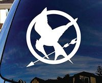YWS Vinyl Sticker Decal - Mockingjay Hunger Games Car - Sticker Laptop Car Truck Window Bumper Notebook Vinyl Decal SMA6183