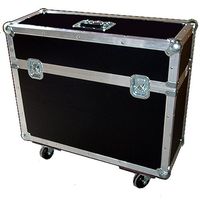 24 Inch LCD LED Monitor with Stand Attached - ATA 1/4 Ply Case with Wheels - Inside Dimensions - 24 x 10 x 21 High