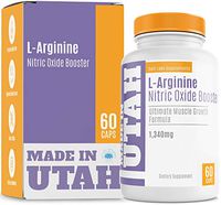 L-Arginine Nitric Oxide Booster, Best Muscle Growth Formula with Essential Amino Acids to Build Muscle and Increase Energy Levels to Train and Workout Longer and Harder for Faster Results