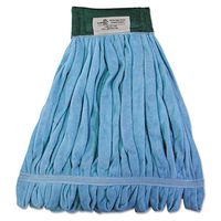 Boardwalk BWKMWTMBCT Microfiber Looped-End Wet Mop Heads, Medium, Blue (Carton of 12)