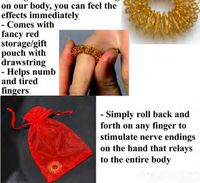 Accu-Ring Accupressure Massage Ring in Beautiful Gift Pouch
