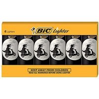 BIC Special Edition Dinosaur Series Lighters, Set of 6 Lighters