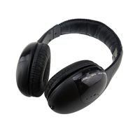 MH-2001 Multifunction Stereo Wireless Headset Headphones with Microphone Fm Radio for Mp3 Pc Tv Audio Phones (Black)