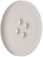 Slimline Buttons Series 1-White 4-Hole 3/4" 3/Card
