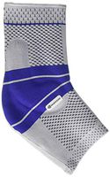 Bauerfeind - MalleoTrain - Ankle Support Brace - Helps Stabilize The Ankle Muscles and Joints for Injury Healing and Pain Relief - Left Foot - Size 1 - Color Titanium