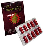 Thumbs Up 7 Red 70K 10 Capsules Best Male Enhancing Natural Performance Capsules Most Effective Natural Amplifier for Performance, Energy, and Endurance (10 Cap)