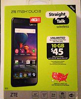 ZTE Z963VL MAX DUO 4G LTE GSM Straight Talk Prepaid Smartphone