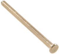 The Hillman Group 851975 3-1/2" Residential Door Hinge Pin Only - Satin Brass Finish 2-Pack