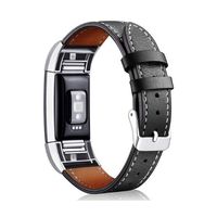 Leather Band Compatible for Fitbit Charge 2 Fitness Strap Women Men Unisex