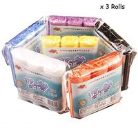 Colorful Garbage Bags Glad Small Trash Bags Wastebasket Recycable Biodagradable Trash Bags Bio Garbage Bags Recycling Garbage Bags Car Garbage Bag Bag Garbage Bags 8 Liter Trash Bags (3rolls White)