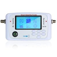 KKmoon Digital Satellite Finder Satellite Signal Meter Mini Digital Satellite Signal Finder Meter with LCD Display Digital Satfinder with Compass Smart Satellite Finder Supports APP Control