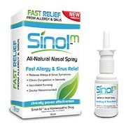 Sinol-M Allergy & Sinus Relief Spray 15 ml (Pack of 2)