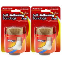 Pure-Aid Self Adhearing Bandage 3in x 2.5yds-1 roll-Beige (2 Pack)