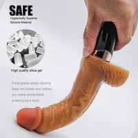 Large Size Silica Gel Realistic Di-llo Waterproof with S-uction Cup Silicone Material Lifelike Pêniís with Curve Balls and Real Skin Feeling for Women Men Beginners,T-Shirt