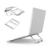 MOBFONE Laptop Stand, Ergonomic Aluminum Metal Computer Stand, Tablet,Notebook Holder foldable Stand Compatible with iPad, MacBook Air Pro, Dell XPS, HP, Lenovo, Huawei, Xiaomi More 7-15.6" Laptops