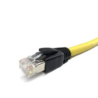 CAT8 S/FTP 24AWG Stranded Copper Ethernet Patch Cable (7 Ft) - Internet 40Gbps 2000Mhz High Speed-Supports Cat7/Cat6/Cat5e Standards-RJ45 Connectors for Computer Router Modem Patch Panel (1Pack)