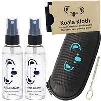 Koala Kleaner Alcohol Free Eyeglass Lens Cleaner Travel Size Spray Care Kit | Proudly USA Made | 4oz + 2 Cloths + Case + Screwdriver