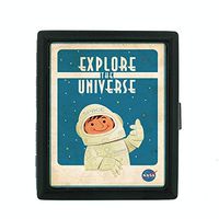 Metal Cigarette Case Vintage Poster D-207 Explore The Universe NASA Space