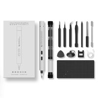 IFU 22 in 1 Mini Cordless Electric Screwdriver Set, Repair tool for iPhone, Huawei Phone, Digital Watch, Laptop, Drone, eyeglasses Tighten And Loosen Screws(white)