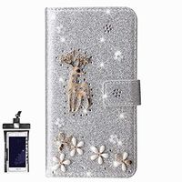Flip Case for iPhone 6 Luxury Leather Wallet Cover with Viewing Stand and Card Slots Bussiness Phone Case with Free Waterproof-Case