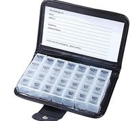 SPARIK ENJOY Pill Case - Extra Large Weekly and Daily Medicine Supplement Organizer with Box Case, Splitter Cutter - Dispenser and Container for Me (White)