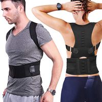 Back Posture Corrector, Adjustable Back Brace Protects Lumbar Spine Support Belt, Comfortable Design Pain Relief for Upper and Lower Back Waist Prevent Humpback(M)