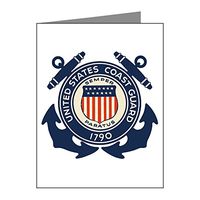 Note Cards (10 Pack) United States US Coast Guard Seal