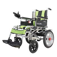 Portable Multifunctional Electronic Intelligent Folding Wheelchair,Light Weight Folding Outdoor Electric Aluminum Wheelchair