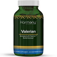 Valerian Ayurvedic Promotes Rest Sleep Relaxes Muscles 120 Vegetarian Capsules